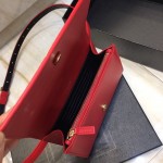 YSL Kate Belt Bag in Smooth Leather Red