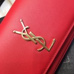 YSL Kate Belt Bag in Smooth Leather Red