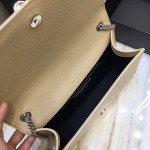 YSL Kate Medium Bag in Textured Leather Apricot