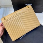 YSL Large Envelope Bag Beige