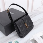 YSL Saint Laurent Le 57 Hobo Bag in Quilted Lambskin Black