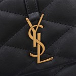 YSL Saint Laurent Le 57 Hobo Bag in Quilted Lambskin Black