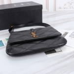 YSL Saint Laurent Le 57 Hobo Bag in Quilted Lambskin Black