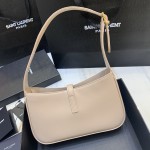 YSL Saint Laurent LE 5 A 7 Hobo Bag in Smooth Leather Cream