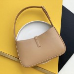 YSL Saint Laurent LE 5 A 7 Hobo Bag in Smooth Leather Tan