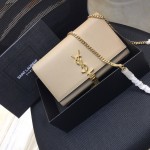 YSL Kate Medium Bag with Tassel Beige