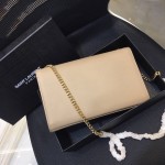 YSL Kate Medium Bag with Tassel Beige