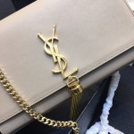 YSL Kate Medium Bag with Tassel Beige