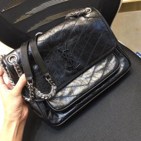 YSL Medium Niki Bag Black