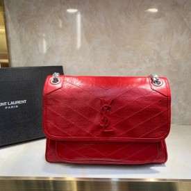 YSL Medium Niki Bag Red