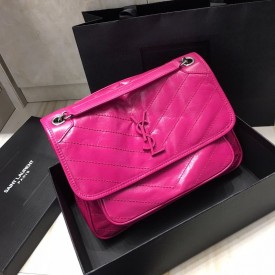 YSL Medium Niki Bag Rose