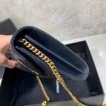 YSL Monogram Envelope Chain Bag Blue