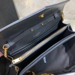 YSL Monogram Envelope Chain Bag Blue