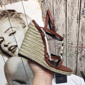 Replica YSL Cassandra Wedge Espadrilles